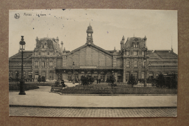 Ansichtskarte AK Arrase 1916 Gare Bahnhof Architektur Gebäude Ortsansicht Frankreich France 62 Pas de Calais
